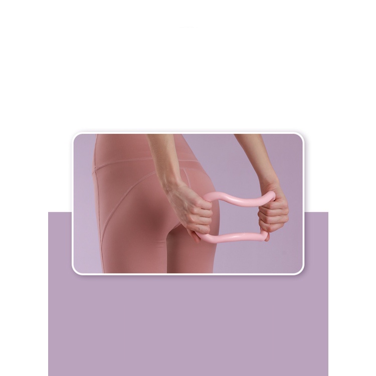 Vòng Yoga Ring Cao Cấp | Hỗ Trợ Tập Cổ | Vai | Lưng | Nhựa Cao Cấp