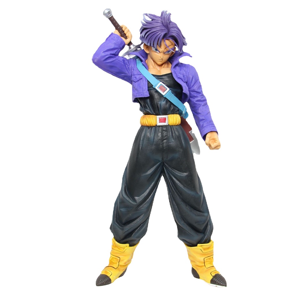 Mô hình trunks 45cm có 2 đầu thế - mô hình dragonball trunks có box trang trí bàn học không đế siêu net