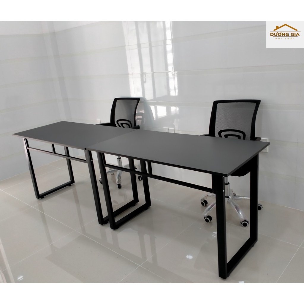 Bàn làm việc, bàn học chân chữ Z,U,K mặt gỗ MDF,chân sắt120x60 cm