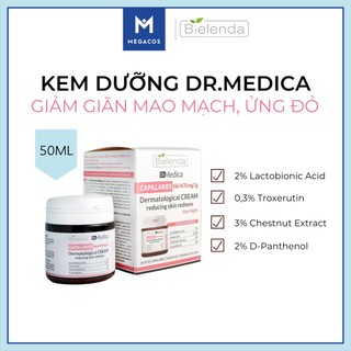Kem dưỡng & Serum giảm ửng đỏ Dr Medica Reducing Skin Redness capillaries