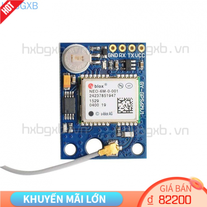 Mô Đun Gps Neo-6M Cho Thiết Bị Điều Khiển Từ Xa Arduino