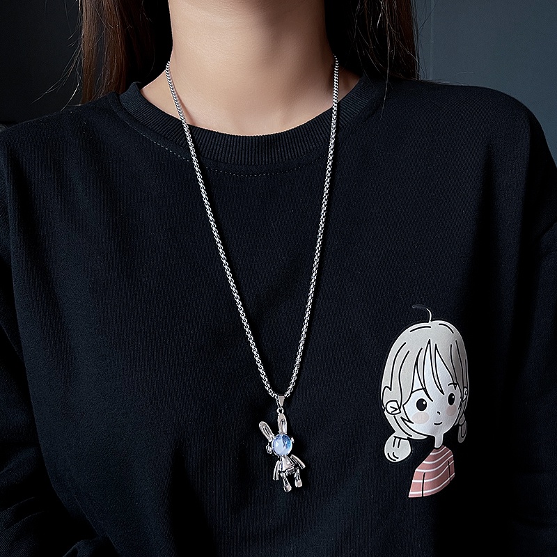 Vòng cổ Mặt Hình Thỏ Không Gian Thời Trang Dành Cho Nam Và Nữ