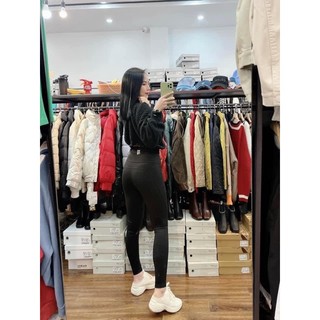 Quần Legging Gen bụng, Cạp cao - Cao cấp (chất Umi co giãn 4 chiều)
