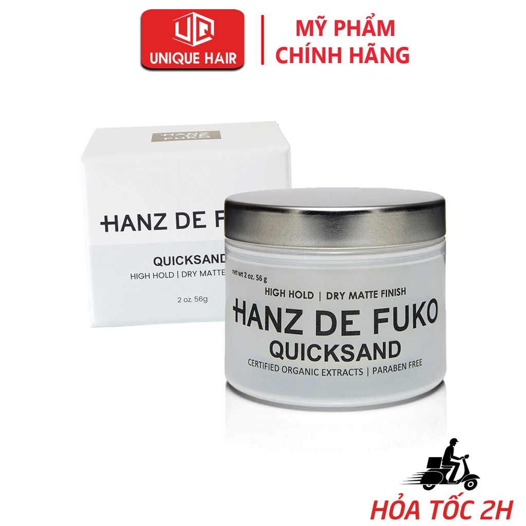 Sáp vuốt tóc Hanz de fuko Quicksand 56gr - new 2023 + Tặng lược