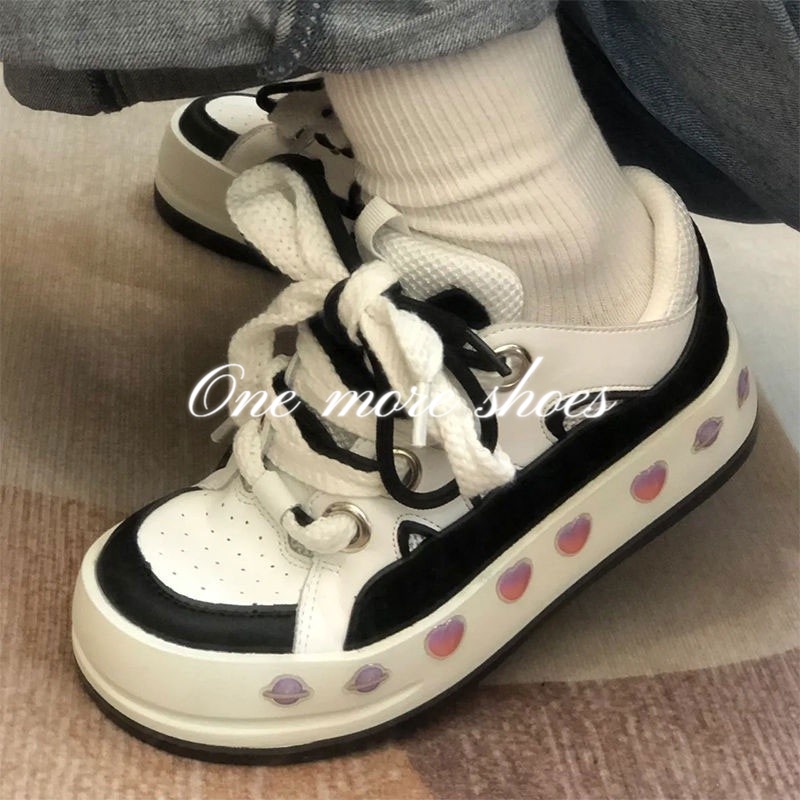 Giày Thể Thao Đế Dày Thời Trang Hàn Quốc Cho Nữ