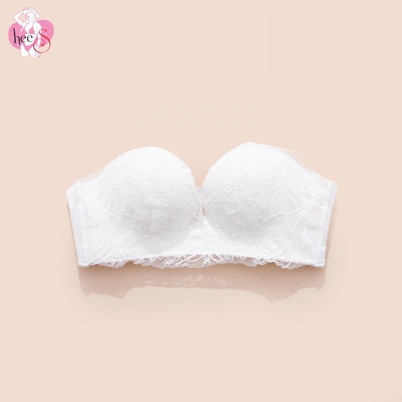Áo Ngực Ren Không Dây Nâng Ngực Chống Tuột Siêu Quyến Rũ HeeS5055