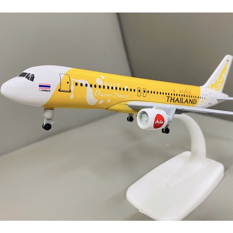 Mô Hình Máy Bay Thailand Air Line Hợp Kim Cao Cấp 20Cm Có Bánh Xe Kèm Chân Đế Chuẩn Đẹp / Mô hình máy bay trưng bày