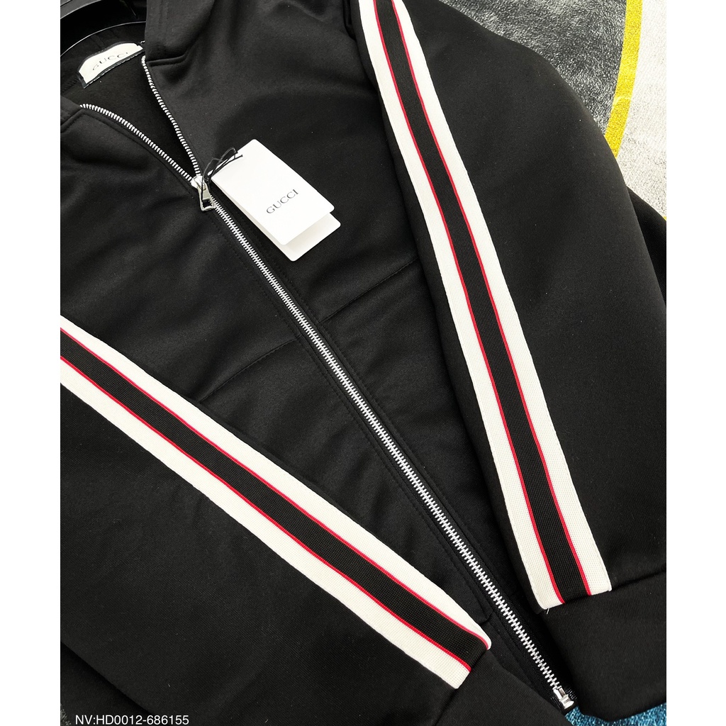 Áo Khoác Hoodie Khoá kéo, Áo Hoodie Gucci Nam Nữ