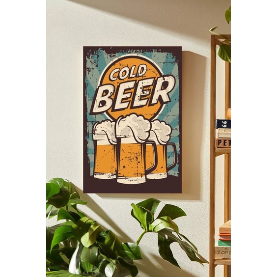 Poster dán tường vintage decor cửa hàng quần áo retro, trang trí quán cafe cổ điển