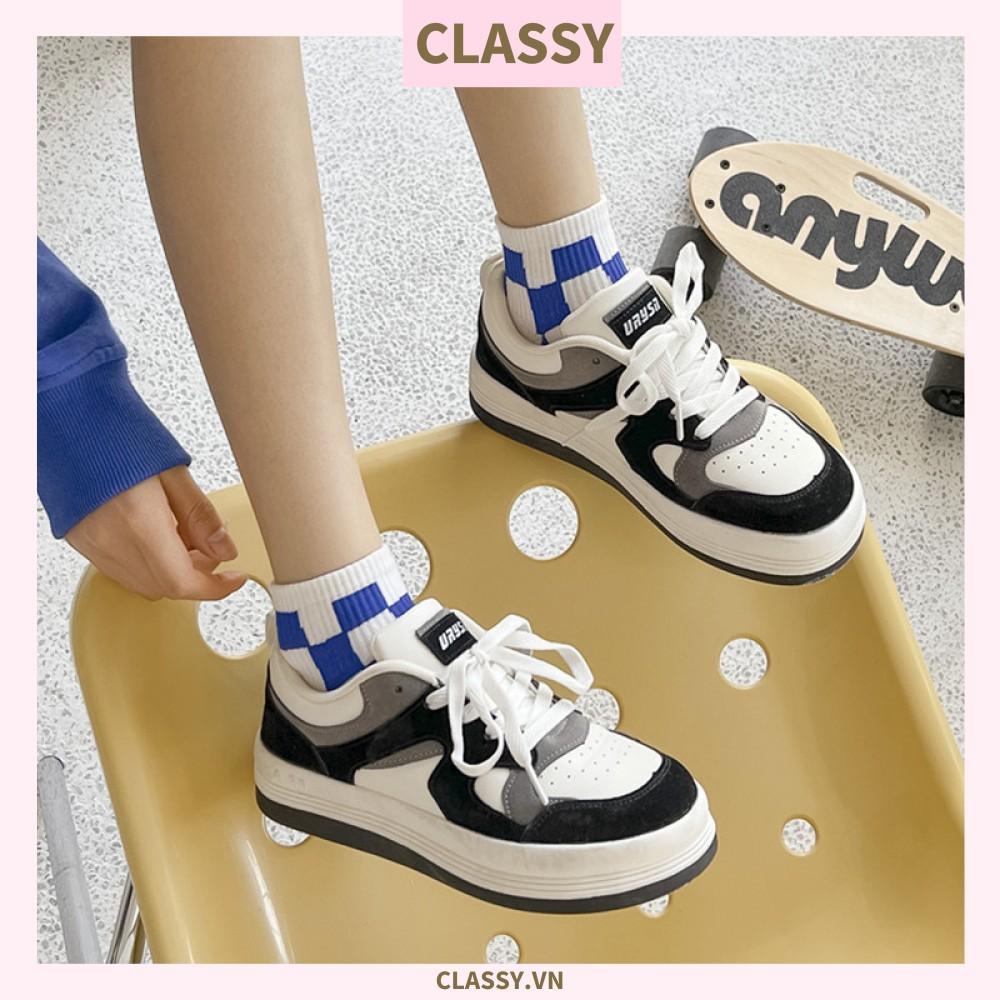 Tất cổ ngắn Classy, vớ cổ ngắn cotton tông trắng và xanh dương nhiều kiểu G1450