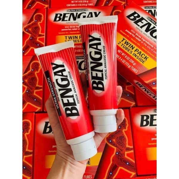 Kem Xoa Bóp Giảm Đau Bengay Ultra Strength Tuýp 113g Chính Hãng Mỹ