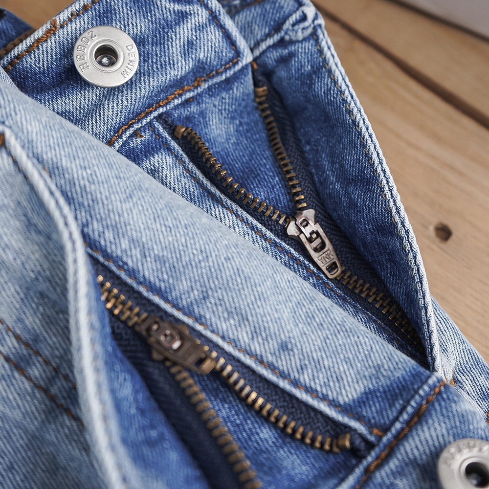 Quần jean dài nam form slim cao cấp basic J028 Heboz - 00001359