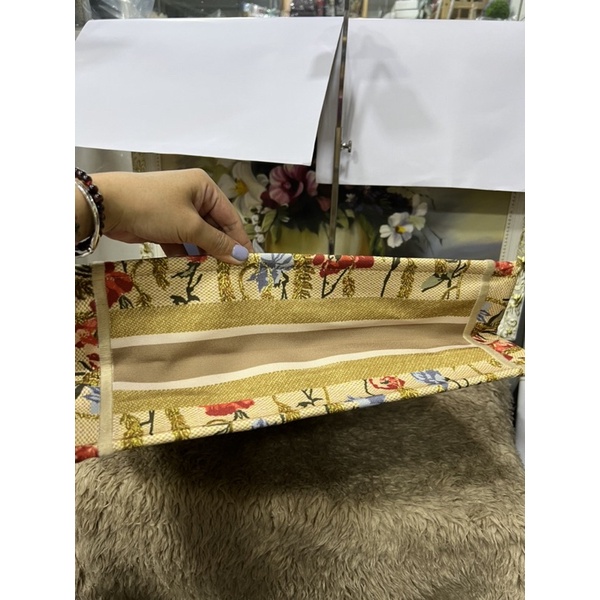 Túi xách vải hoa size 41