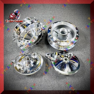 Bộ đùm wave,dream mạ crom có má đùm ms36
