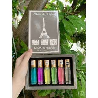 SET  NƯỚC HOA PHÁP 6 CHAI DẠNG LĂN