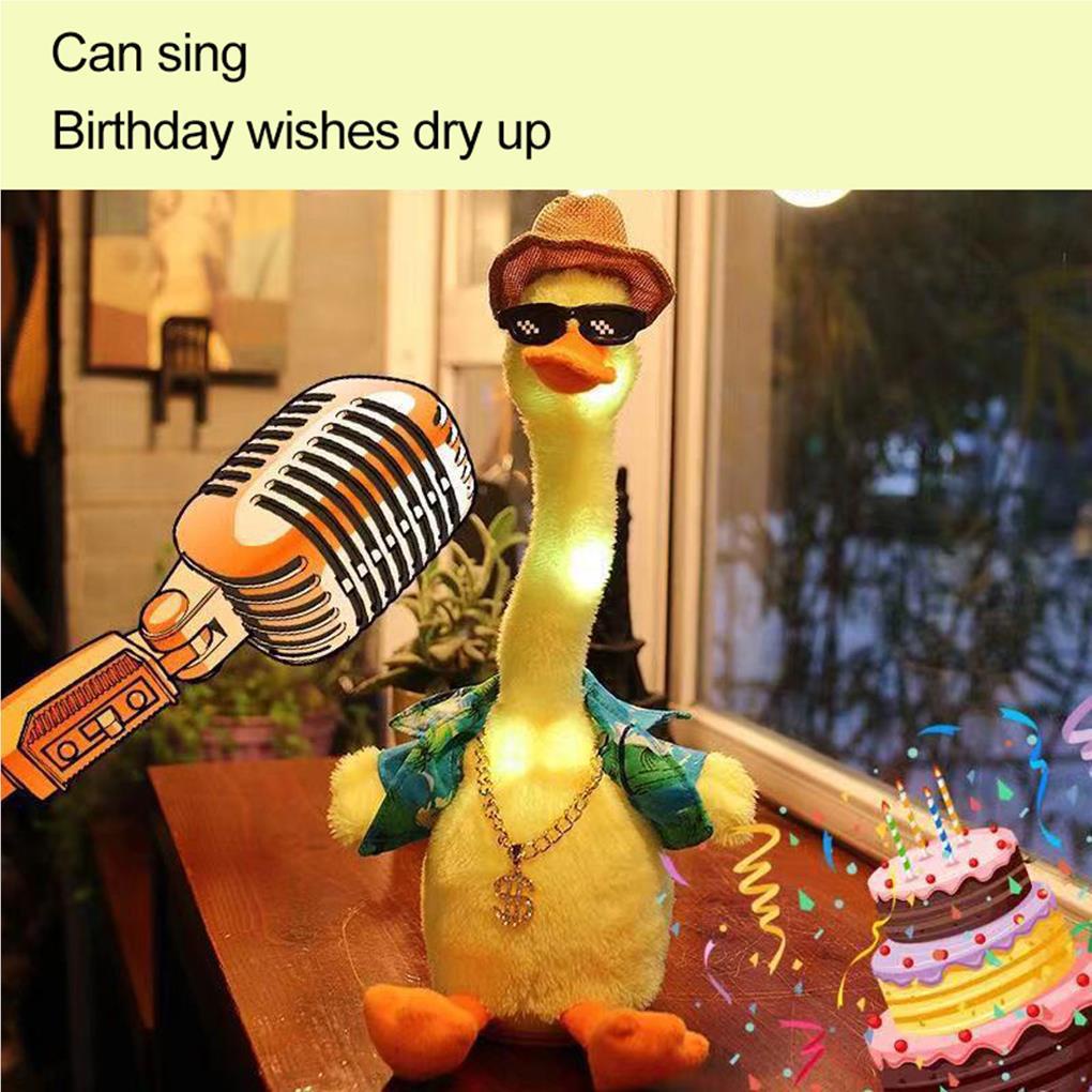 Vịt Nhồi Bông Phát Nhạc Vui Nhộn Dành Cho Bé