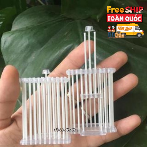 Rọ dế cho chim chào mào,rọ dế chim khuyên cáp quang Pkchim phụ kiện chim cảnh