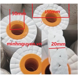 Phớt vải đánh bóng máy dán cạnh
