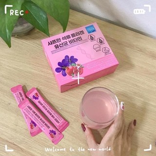 Collagen Lựu Đỏ Hàn Quốc Bio Cell 30 Gói