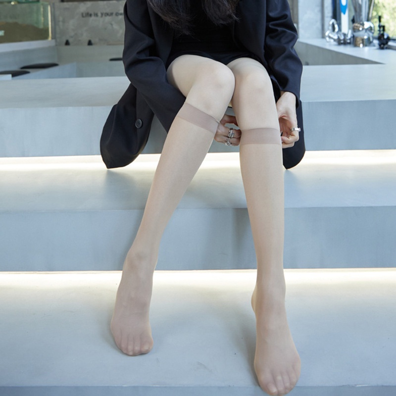 Vớ tất nữ dài cao cổ tàng hình thật chân giúp che đi khuyết điểm mềm mịn thoáng mát DEVARI T4914