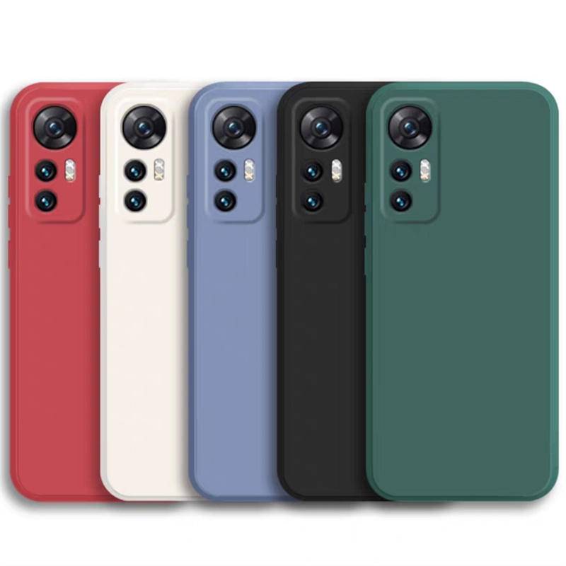 Ốp Điện Thoại Silicon Mềm Màu Trơn Cho Xiaomi 12 12X 12S 12T 13 Pro Ultra Lite Pro