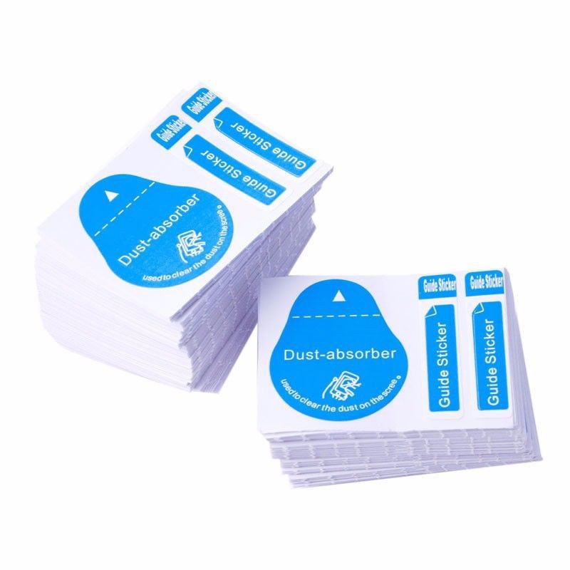 Tấm dán hút bụi màn hình, miếng dán bụi khi dán kính cường lực điện thoại