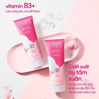 Kem sữa rửa mặt dưỡng trắng nâng tông Pond's White Beauty