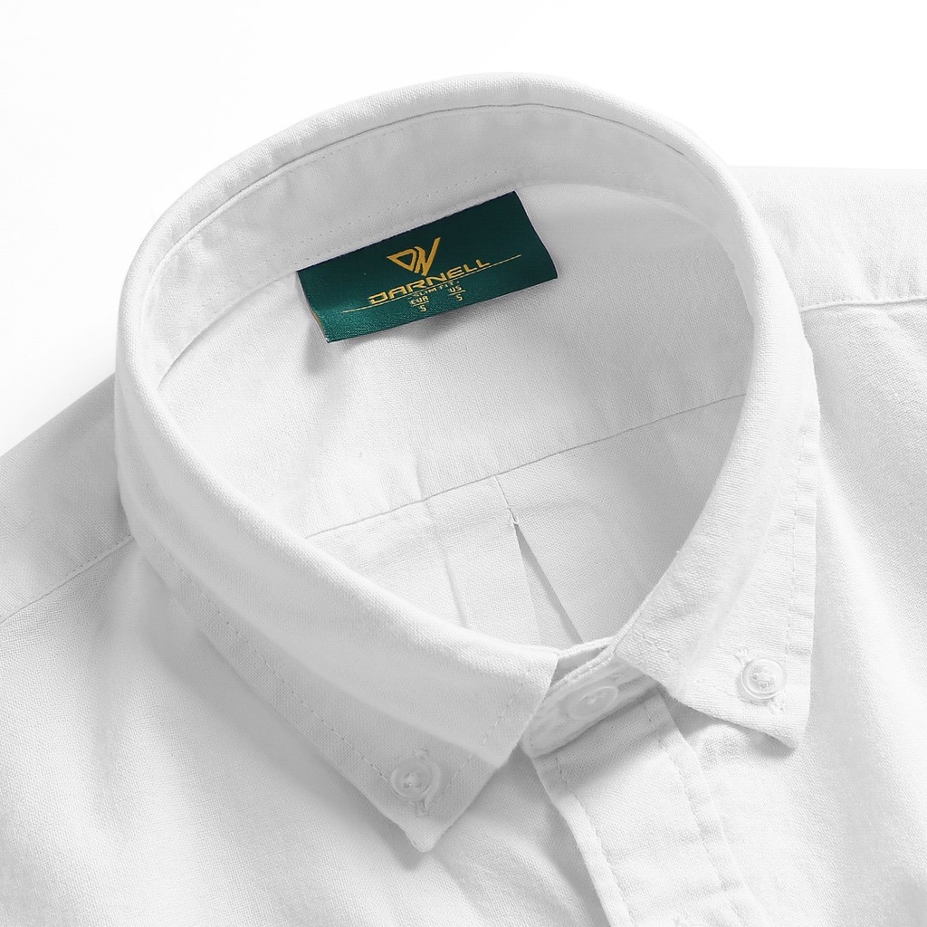 Sơ mi trắng nam dài tay DARNELL vải Oxford cao cấp DN0499