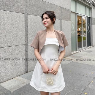 Zareen | áo blazer croptop vạt bầu zareen bla05
