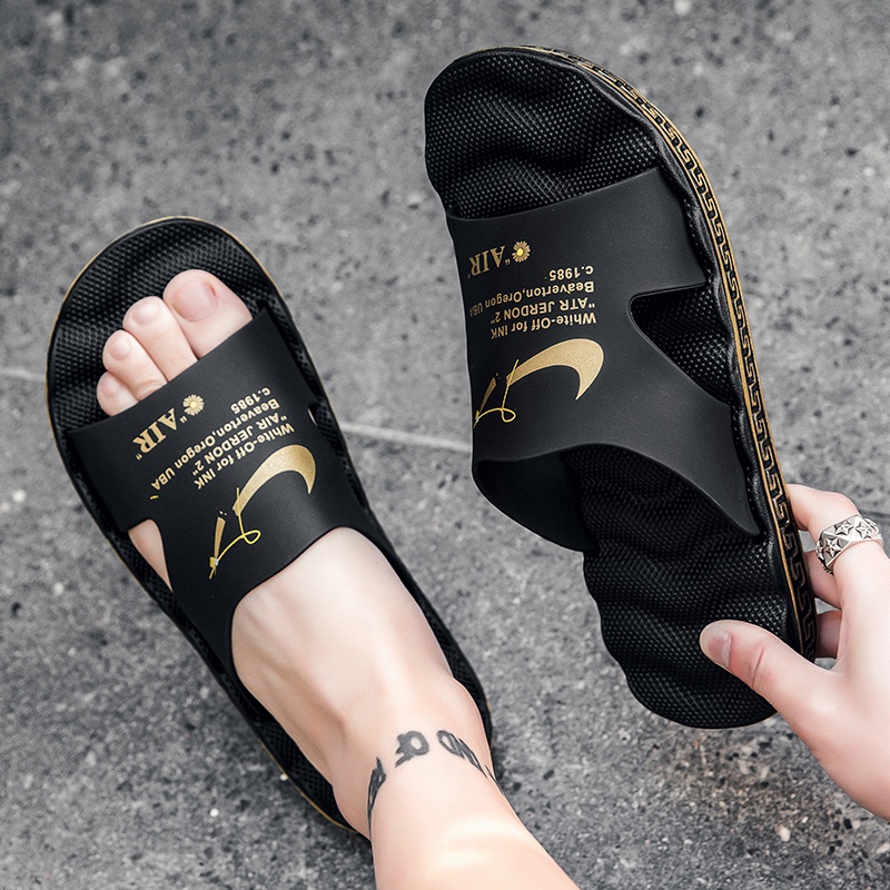 Dép Quai Ngang Đế Mềm Chống Trượt Thời Trang Mùa Hè Cho Nam