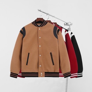 Áo khoác Bomber varsity jacket DEWE Teddy