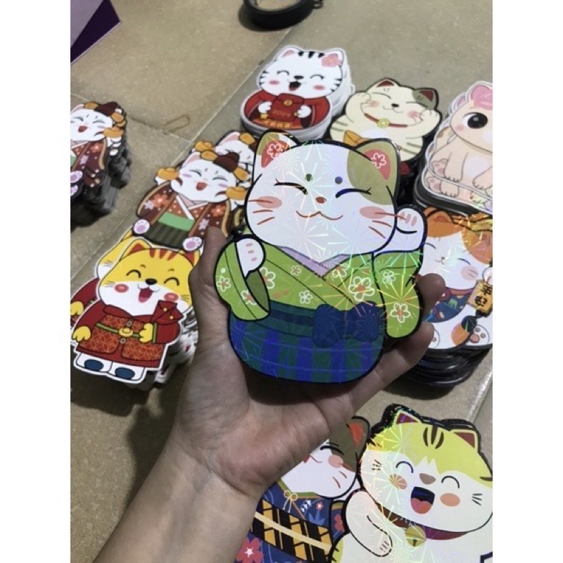 Lì xì hoạt hình 3D phản quang về tiếp Sỉ lẻ ib em
