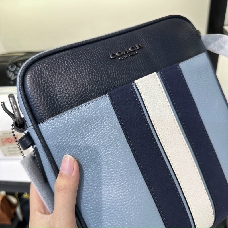 Túi Coach Nam Đeo Chéo Sọc