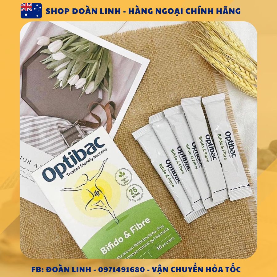 Men táo men vi sinh optibac xanh lá của Anh 30 gói-OptiBac Probiotics For Maintaining Regularity, Date 2025