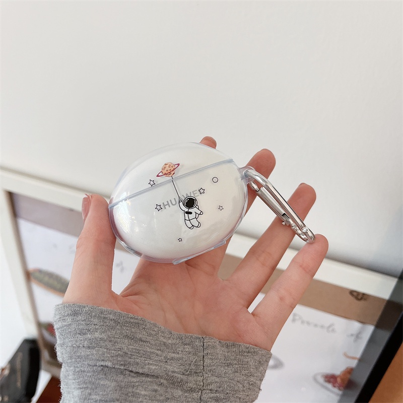 Vỏ Bảo Vệ Hộp Sạc Tai Nghe Huawei Freebuds 5i Hình SpongeBob & Pie Star