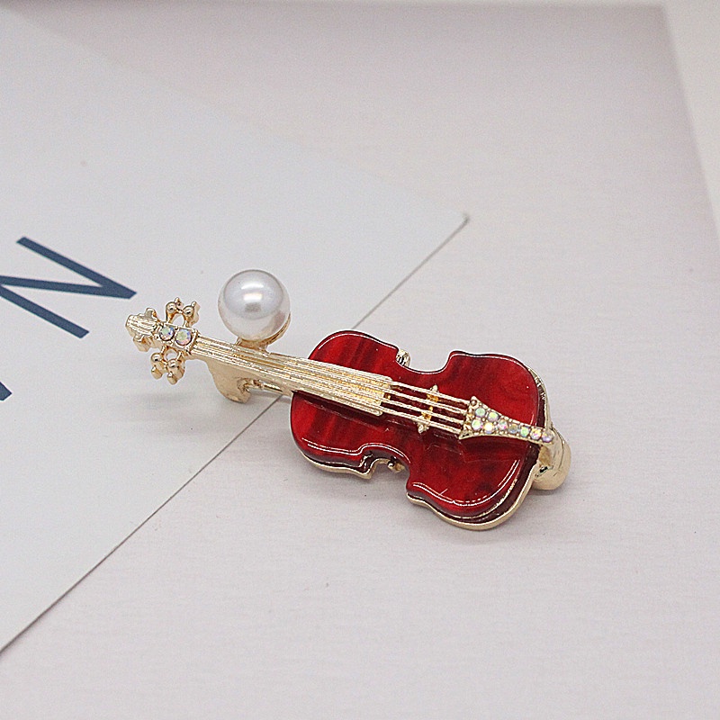 Phụ Kiện Trang Trí Đàn Guitar Đính Đá Ngọc Trai Tinh Tế Thời Trang Cao Cấp