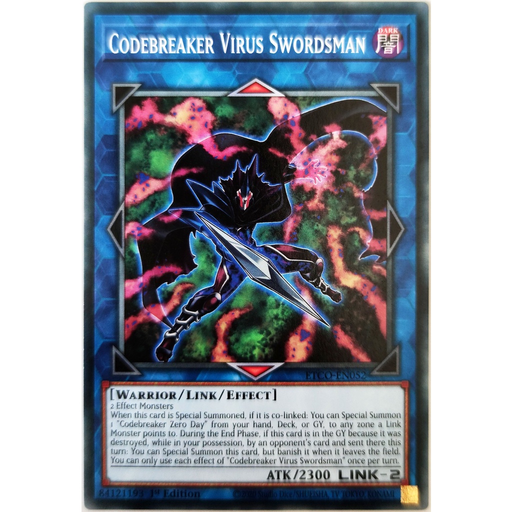 [Thẻ Yugioh] Codebreaker Virus Swordsman |EN| Common