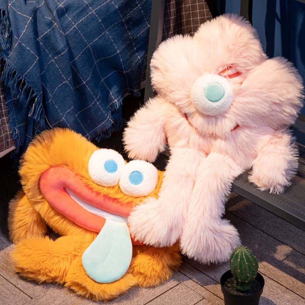 Đồ chơi nhồi bông Hình Anime Mắt To Mềm Mại Trang Trí Nhà Cửa / Làm Quà Tặng Cho Bé REBUY1