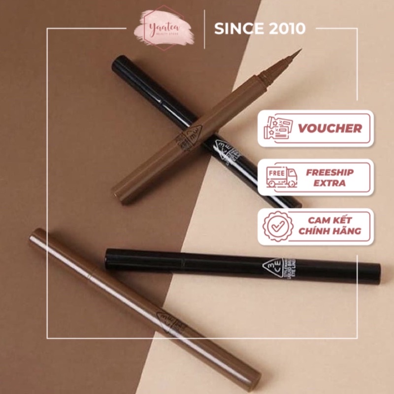 [NEW] KẺ MẮT NƯỚC 3CE STYLENANDA BRUSH