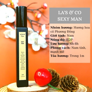 Nước hoa nam la s & co sexy man 10ml hương thơm nam tính, mạnh mẽ - ảnh sản phẩm 1