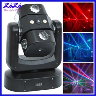 Đèn moving 4+4 (3in1),đèn sân khấu mới nhất