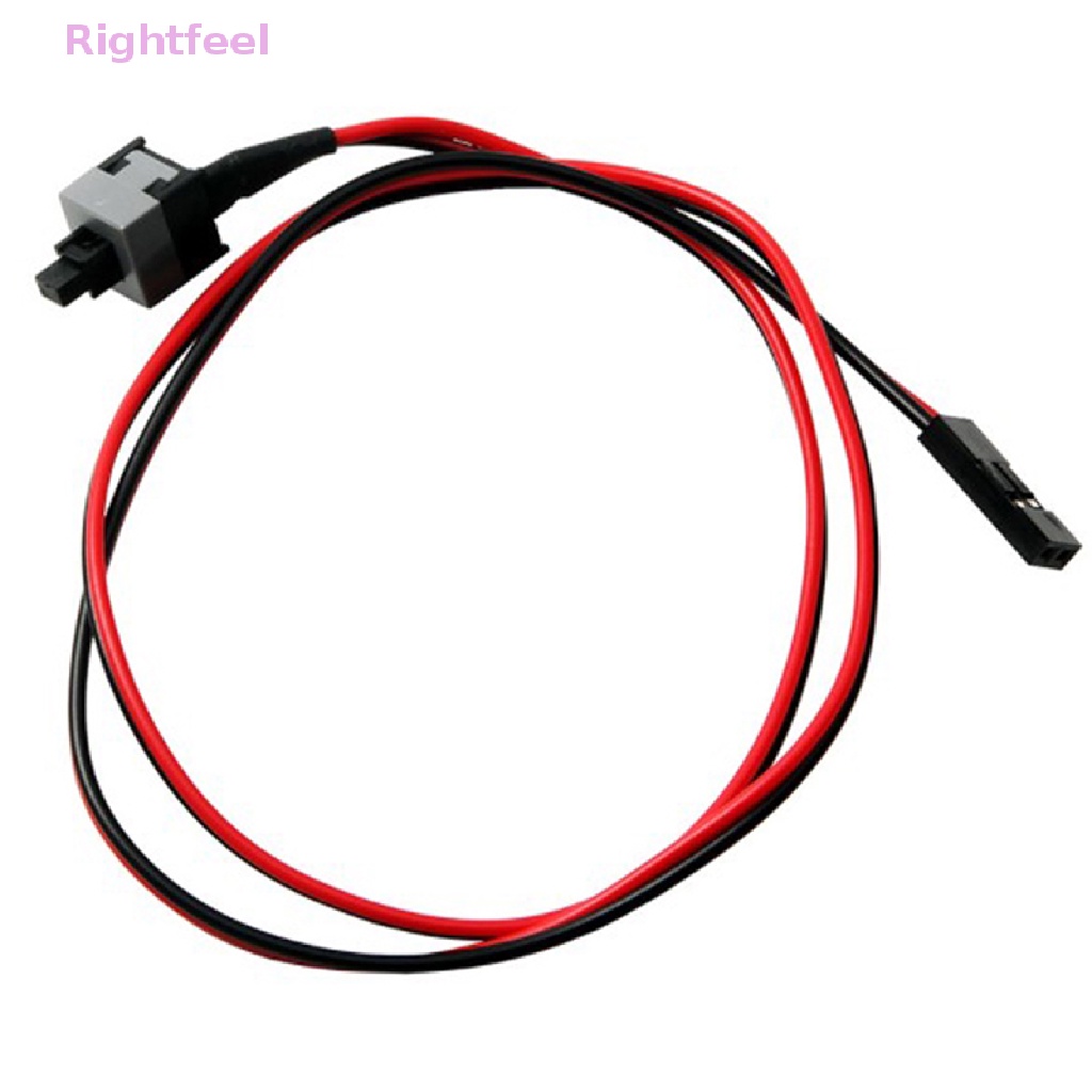 Rightfeel Cung Cấp Nguồn I / O Reset Dây Cáp Và Công Tắc Nút Dành Cho Bo Mạch Chủ PC Thay Thế Công Tắc Nguồn Gãy /