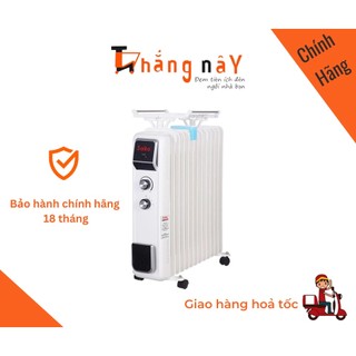Máy sưởi dầu saiko or-7213t 13 thanh - hàng chín hãng