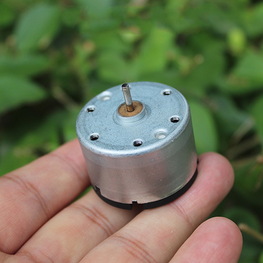 Mô Tơ Tròn Mini 500 DC 33mm DC 3V 3.7V 5V 6400RPM Chuyên Dụng Cho Tàu Thuyền / Ô Tô
