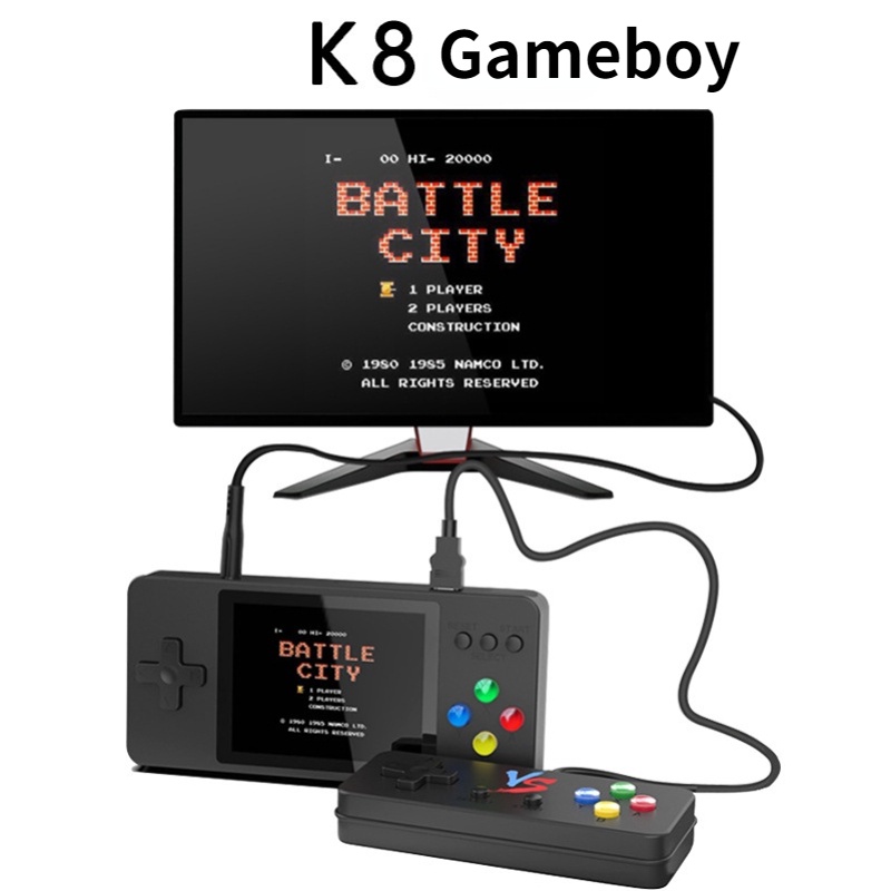 Máy chơi game cầm tay K8 máy chơi game 500 trò chơi cổ điển  máy chơi game cầm tay giá rẻ  Quà sinh nhật cho