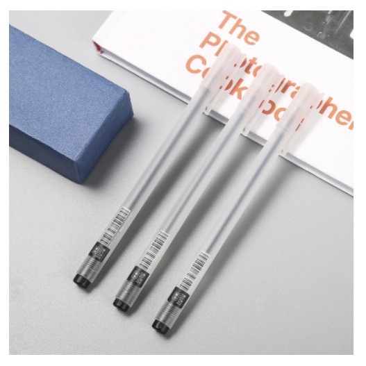 Bút gel ngòi 0.5mm văn phòng phẩm màu đen đỏ xanh nhanh khô