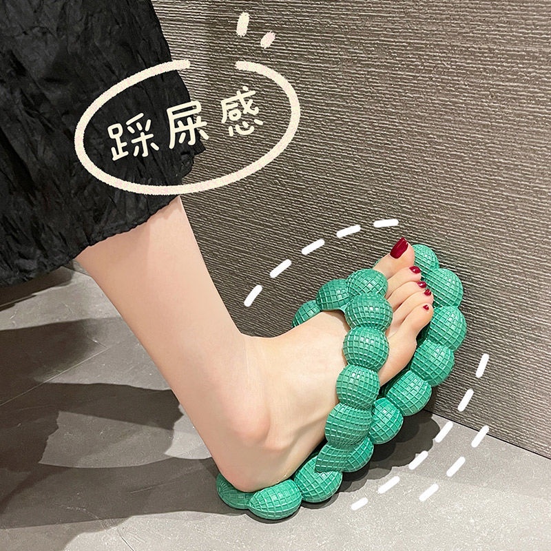 Dép Xỏ Ngón Đế Bằng Chống Trượt Thời Trang Mùa Hè Phong Cách Hàn Quốc Cho Nữ