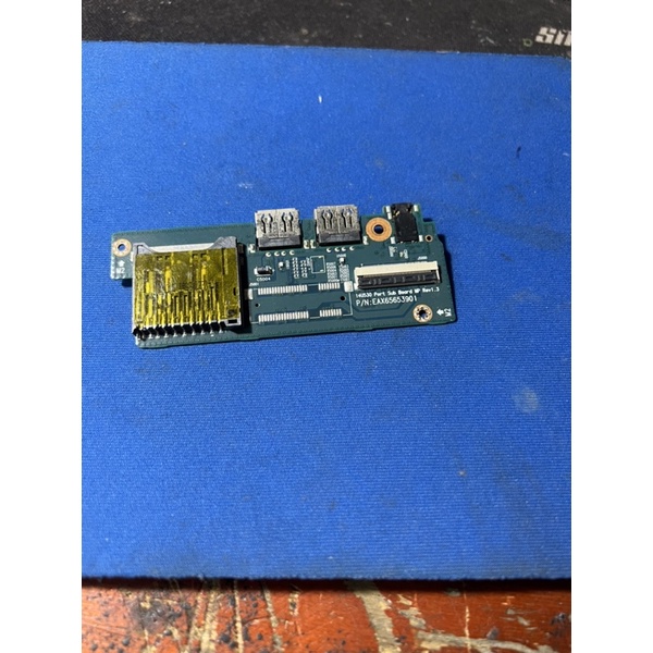bo phụ, board phụ cổng usb, cổng âm thanh sound laptop lg 14u530 zin bóc máy
