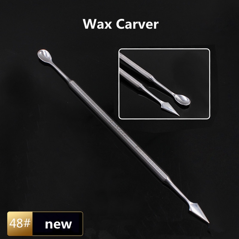 1 Dụng Cụ Làm Sạch Sáp Nha Khoa Hai Đầu Bằng Thép Không Gỉ