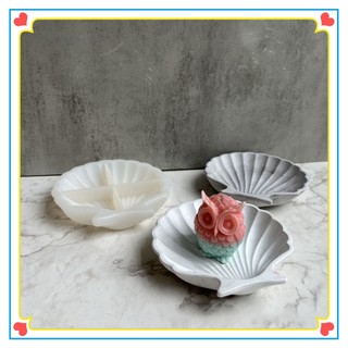 Khuôn làm đĩa / đĩa / vỏ sò bằng silicone diy